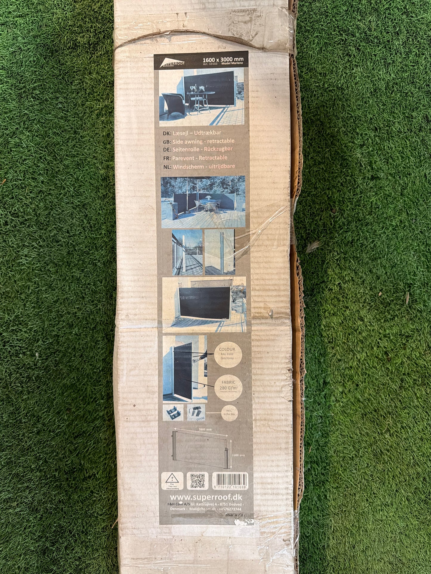 Superroof windscherm
160cm x 300cm
Grijs