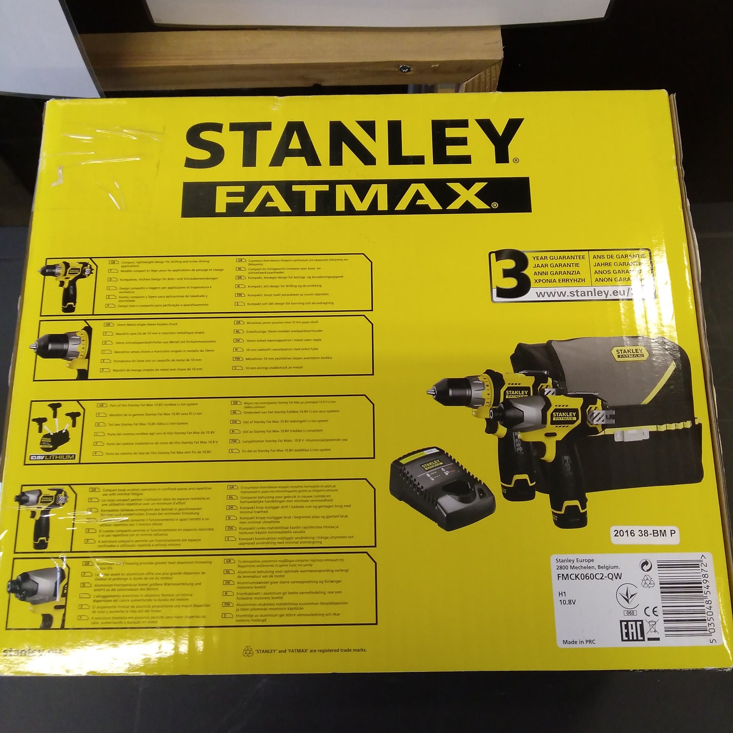 Stanley Fatmax kit boor-slagschroevensdraaier