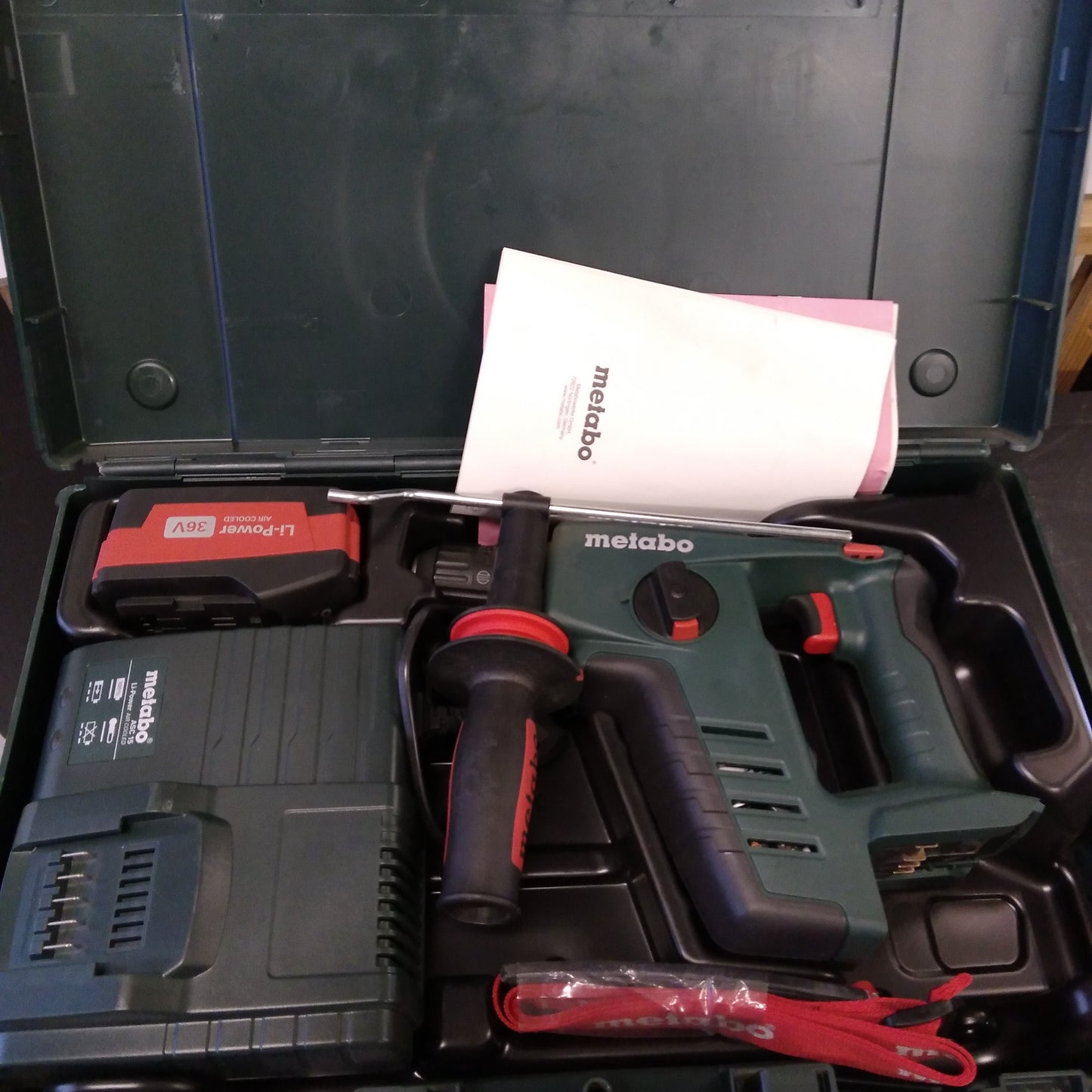 Metabo accu-boorhamer BHA 36 LTX COMPACT 2X 1.5 AH LI-POWER EXTREME