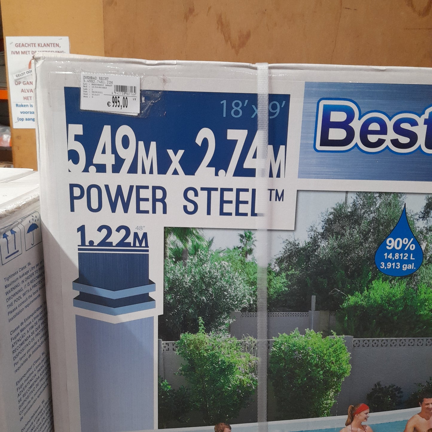 Best way zwembad power steel 5m49 x 2m74