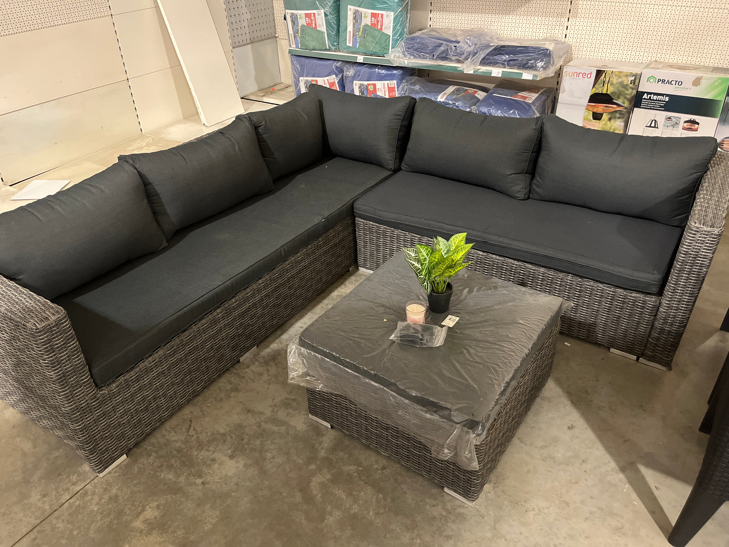 10040 Loungeset wicker