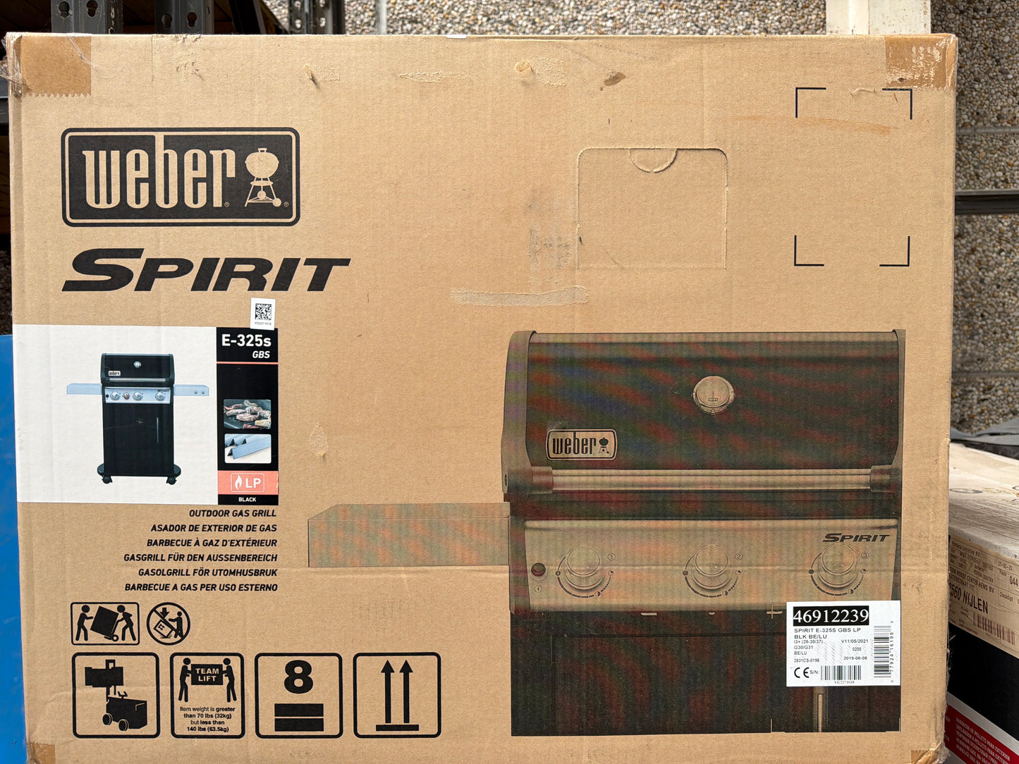 Weber spirit E-325s gbs
gas bbq