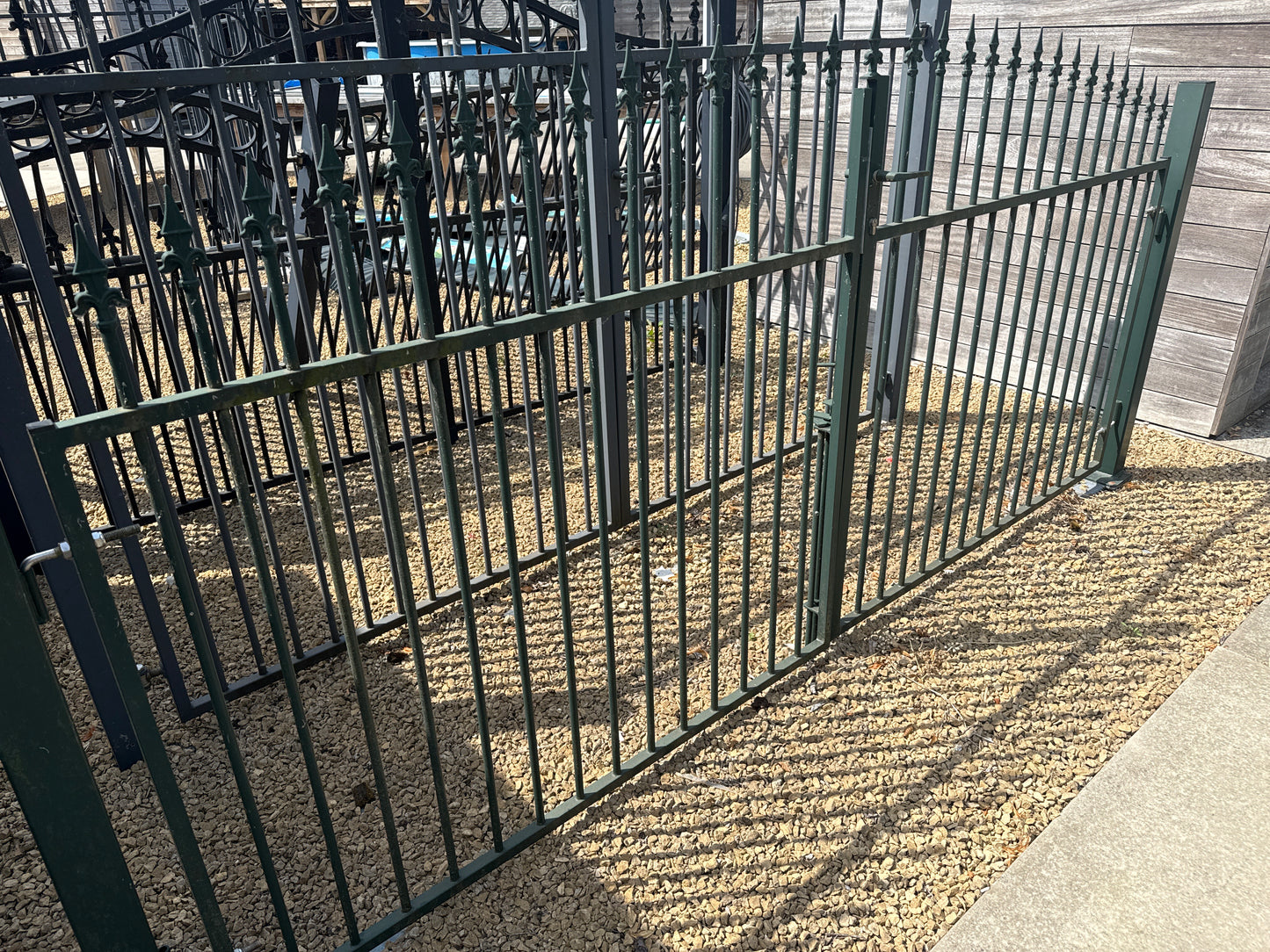 10086 Metalen poort 3 m