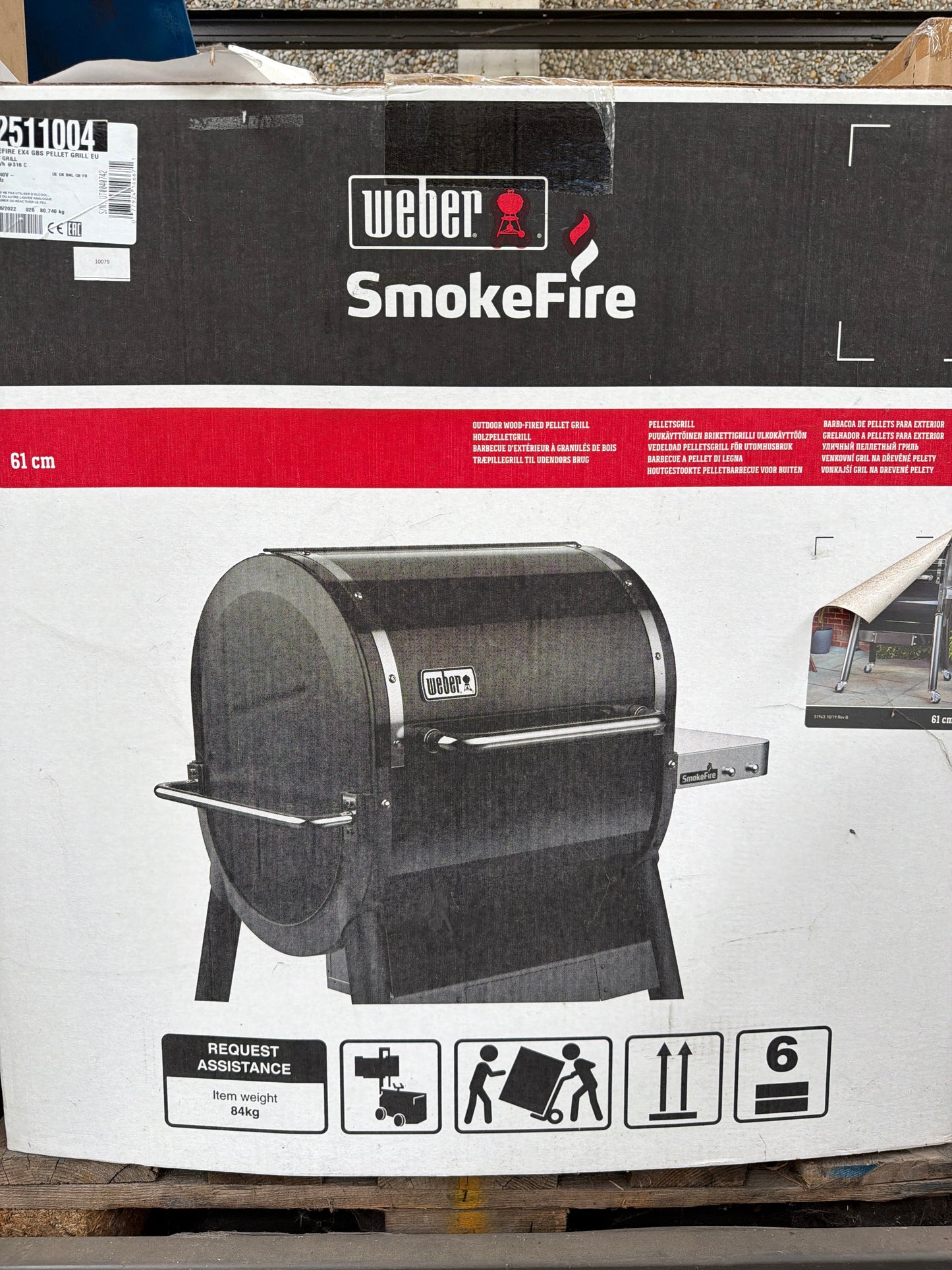 Weber smokefire EPX4 GBS pellet BBQ