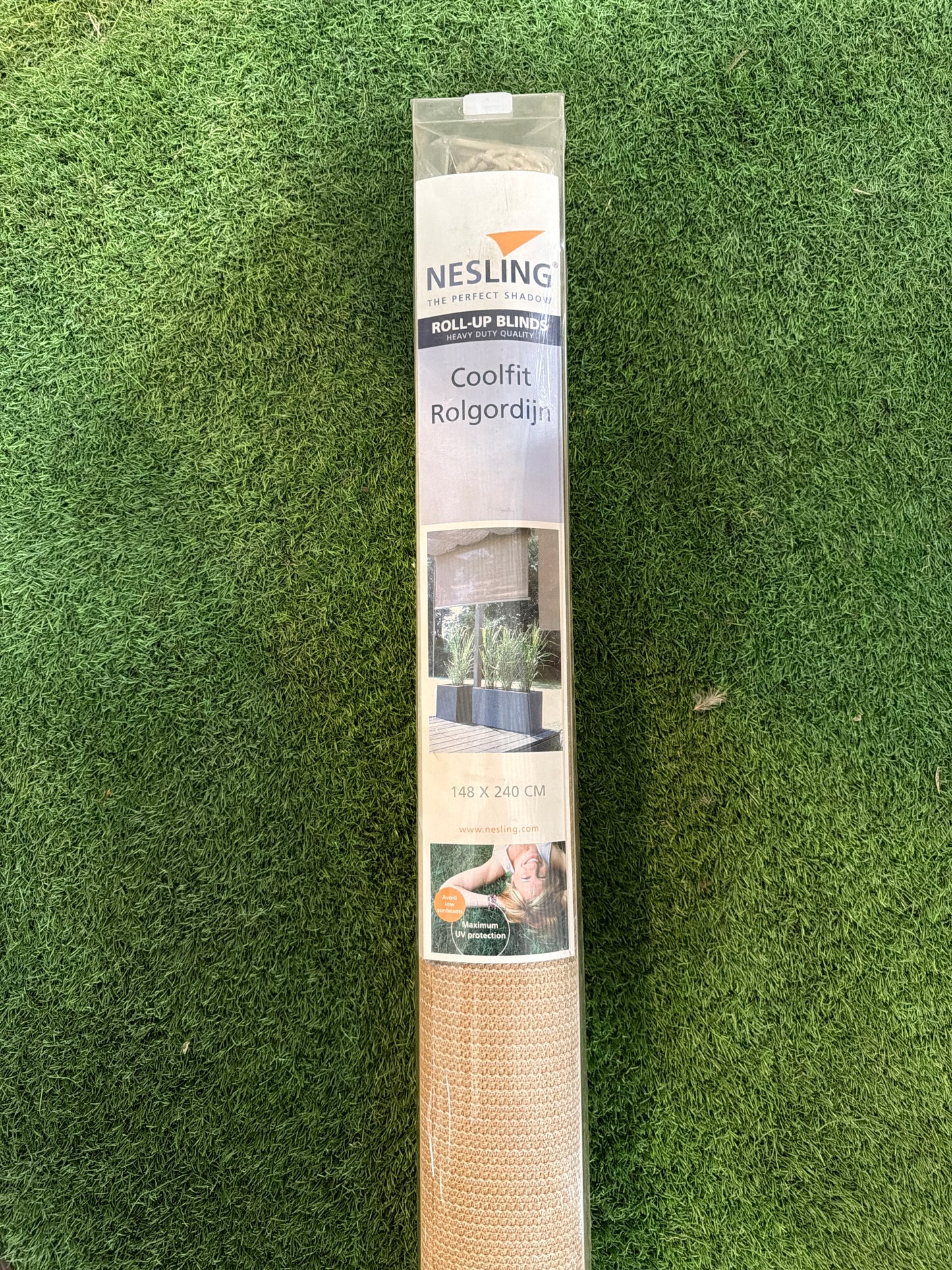 Nesling rolgordijn
148cm x 240cm
Zand