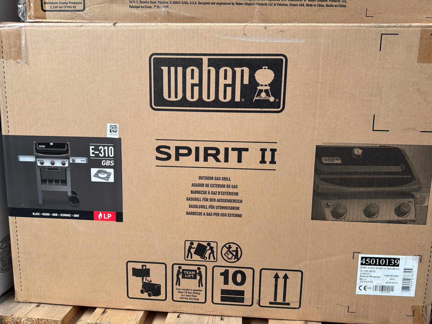 Weber spirit || E-310 gbs
gas bbq
