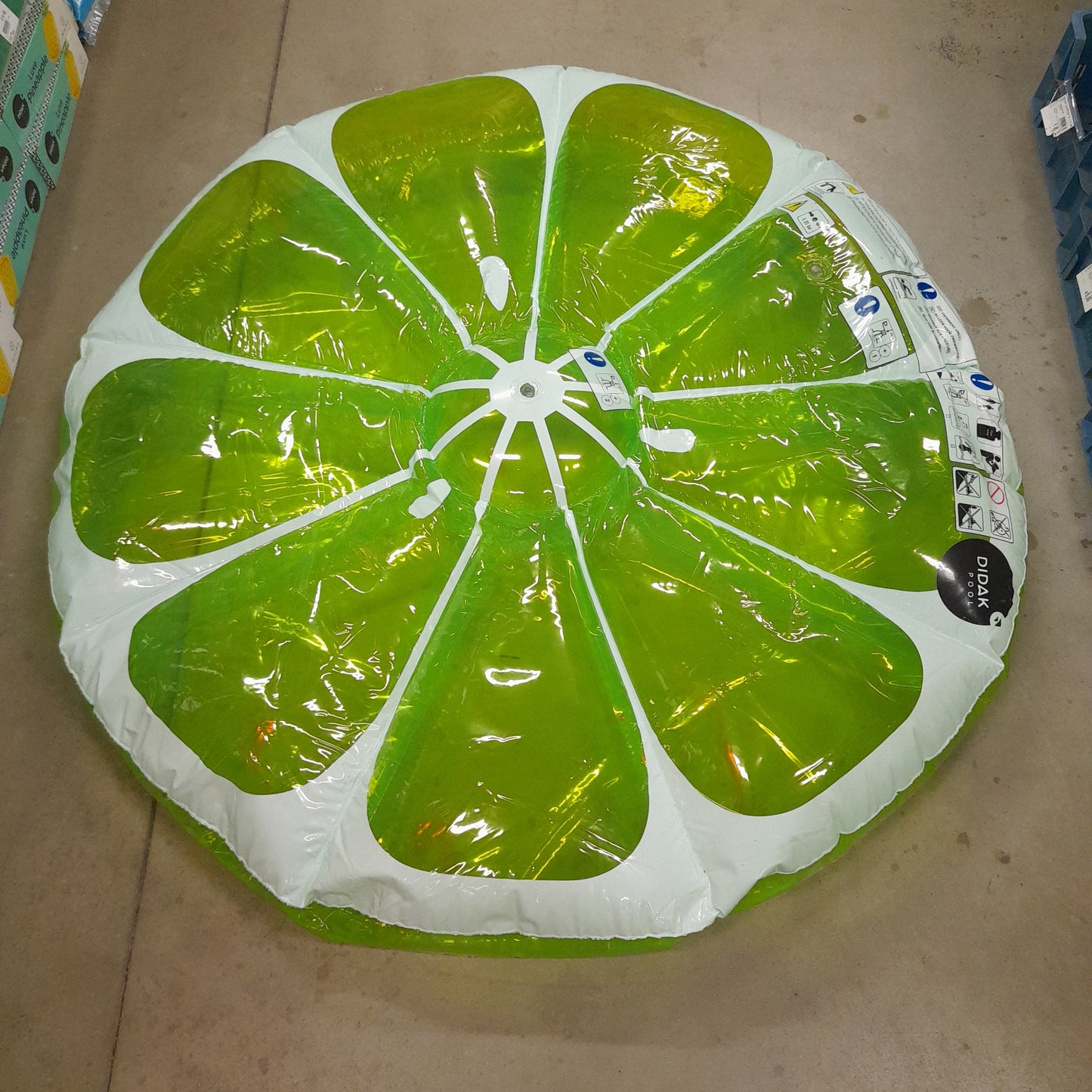 Luchtmatras "giant lime" 120cm diameter
