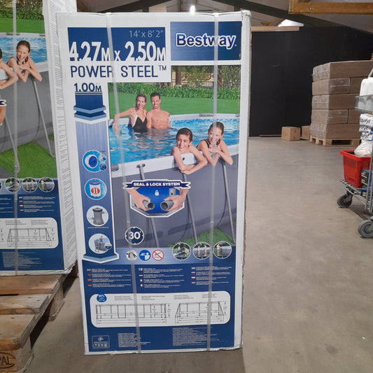 Best way zwembad power steel 4m27 x 2m50