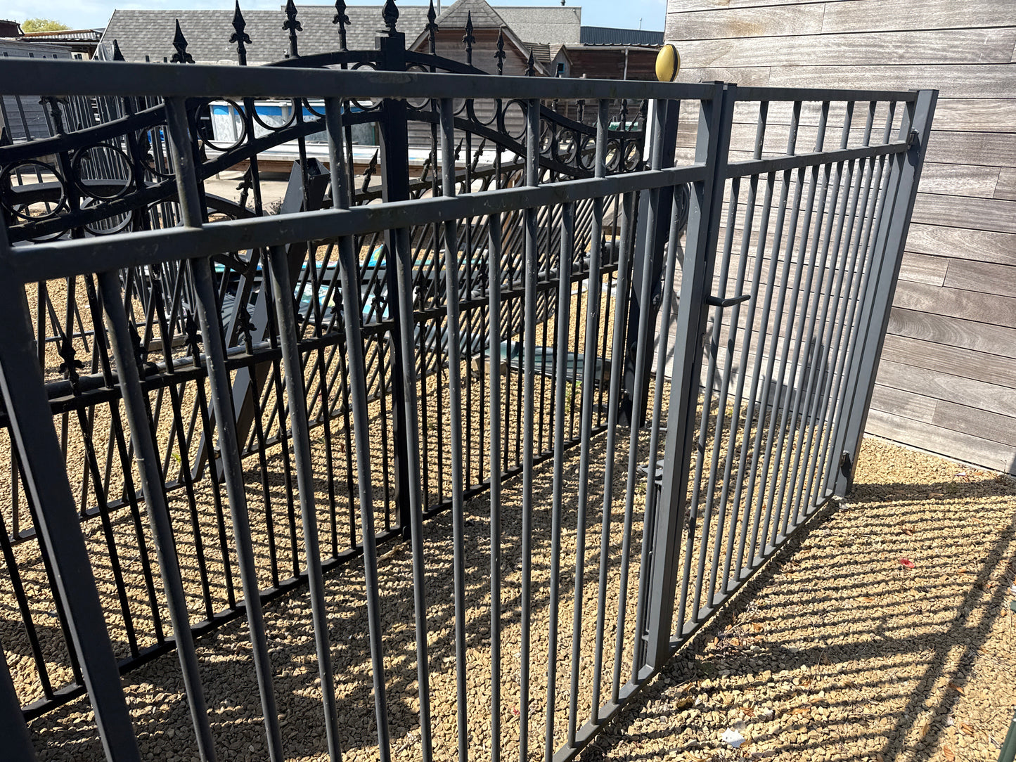 10087 Metalen poort ong 3m