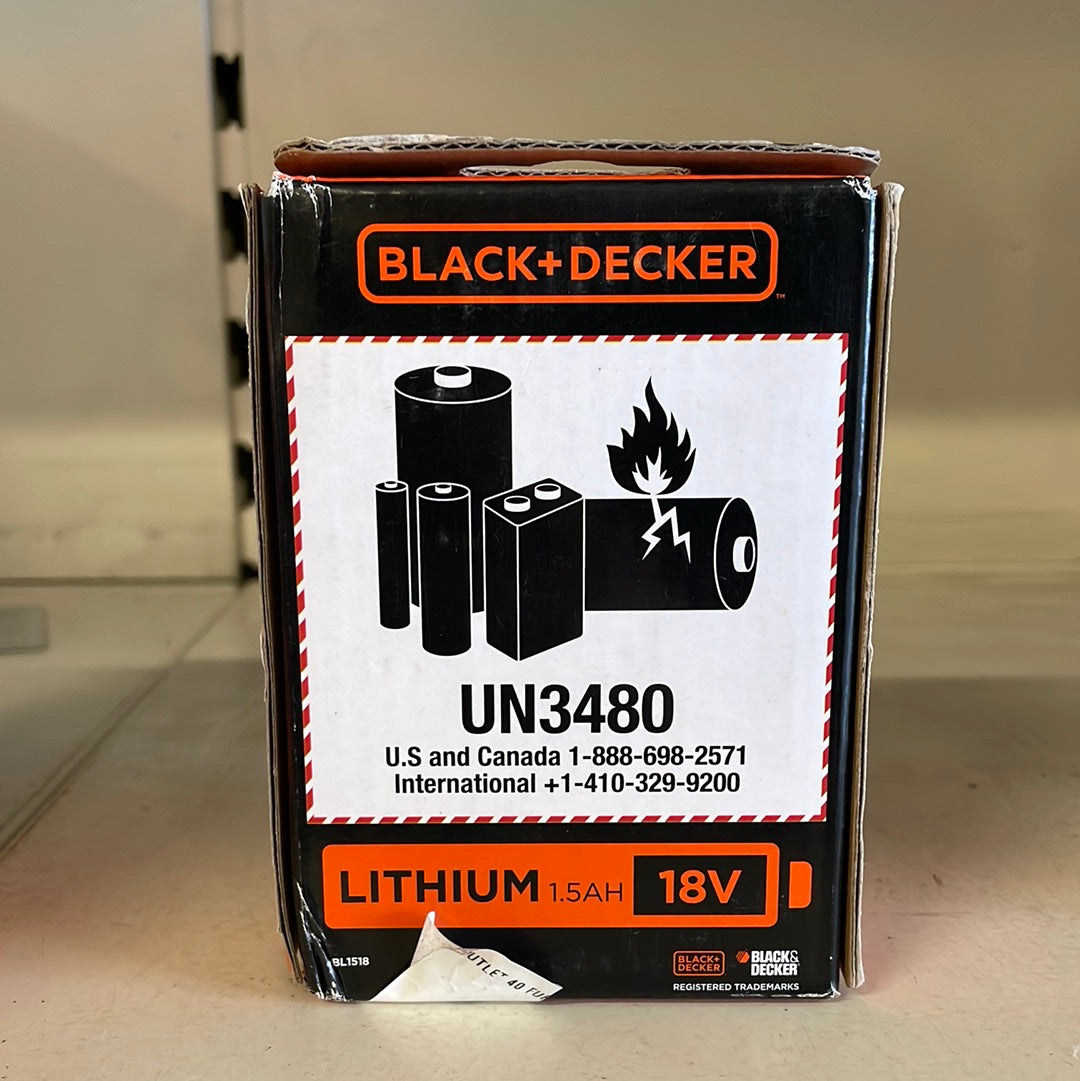 Black+Decker 18V batterij voor schroefmachine