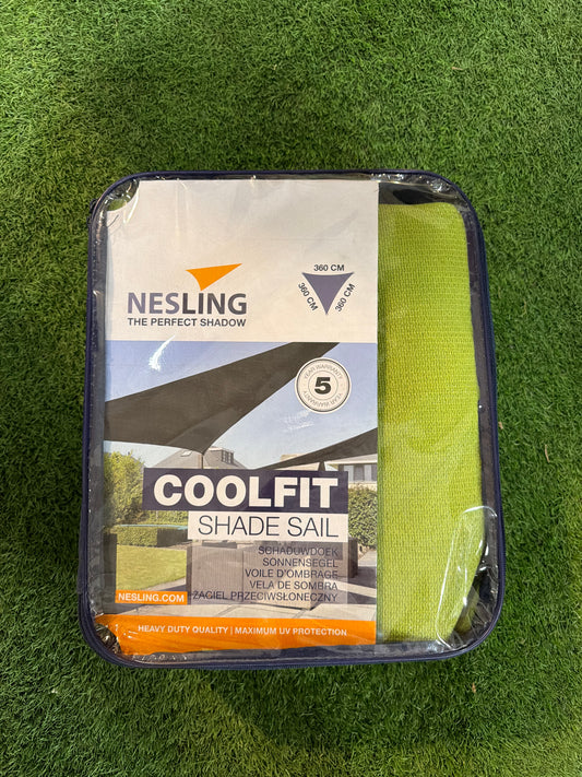 Nesling schaduwdoek

360cm x 360cm x 360cm

Limoen groen