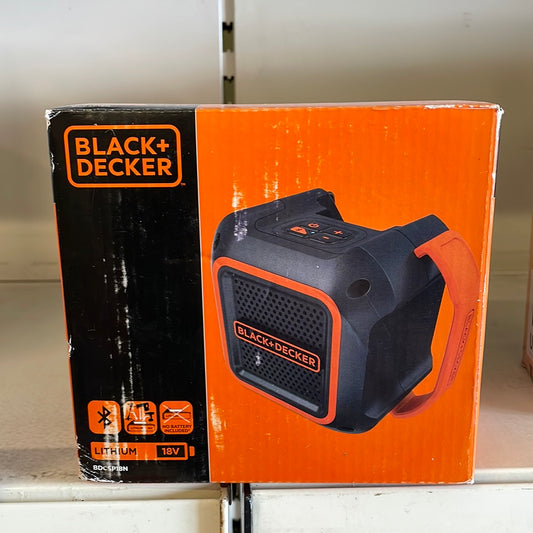 Black+Decker bluetooth speaker