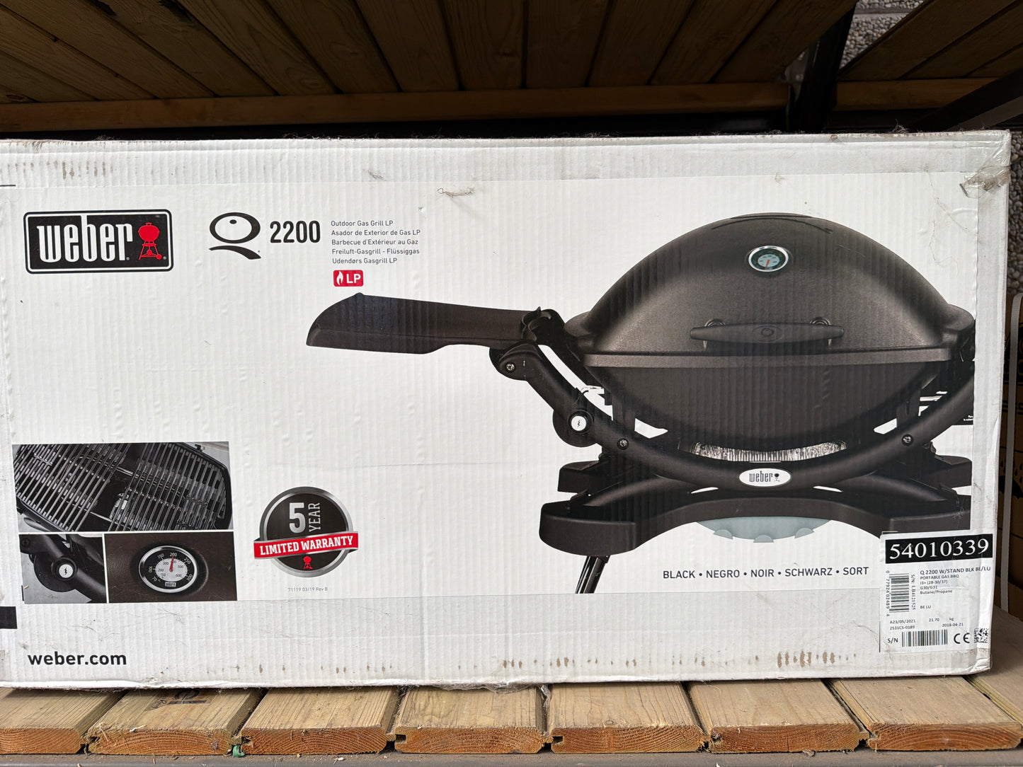 Weber Q2200

gas bbq

+ onderstel