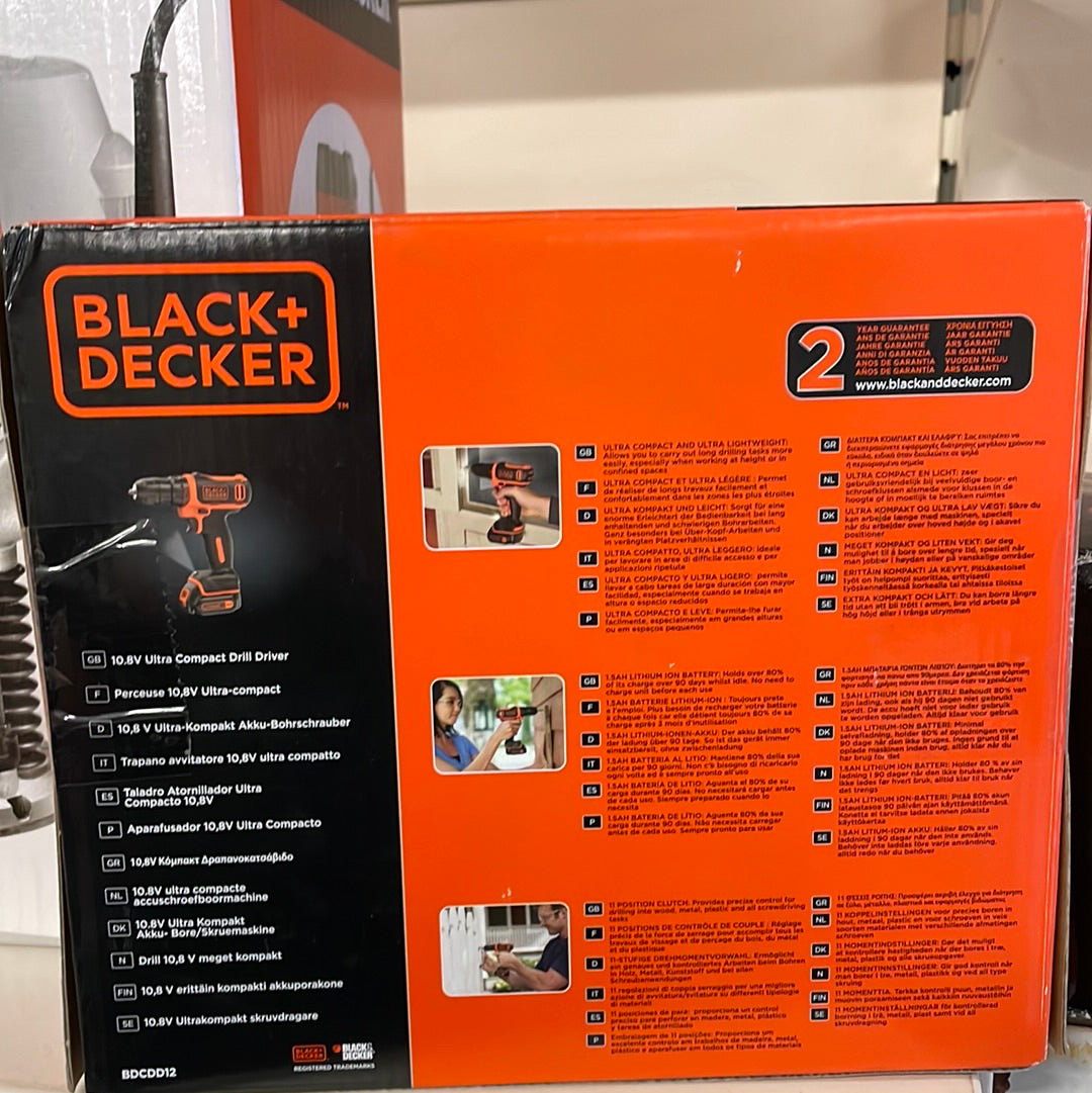 Black+Decker schroefmachine BDCDD12