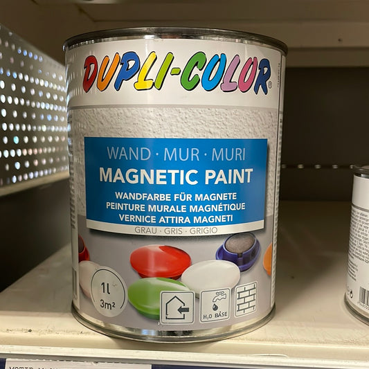 Dupli-color magnetische verf grijs 1L